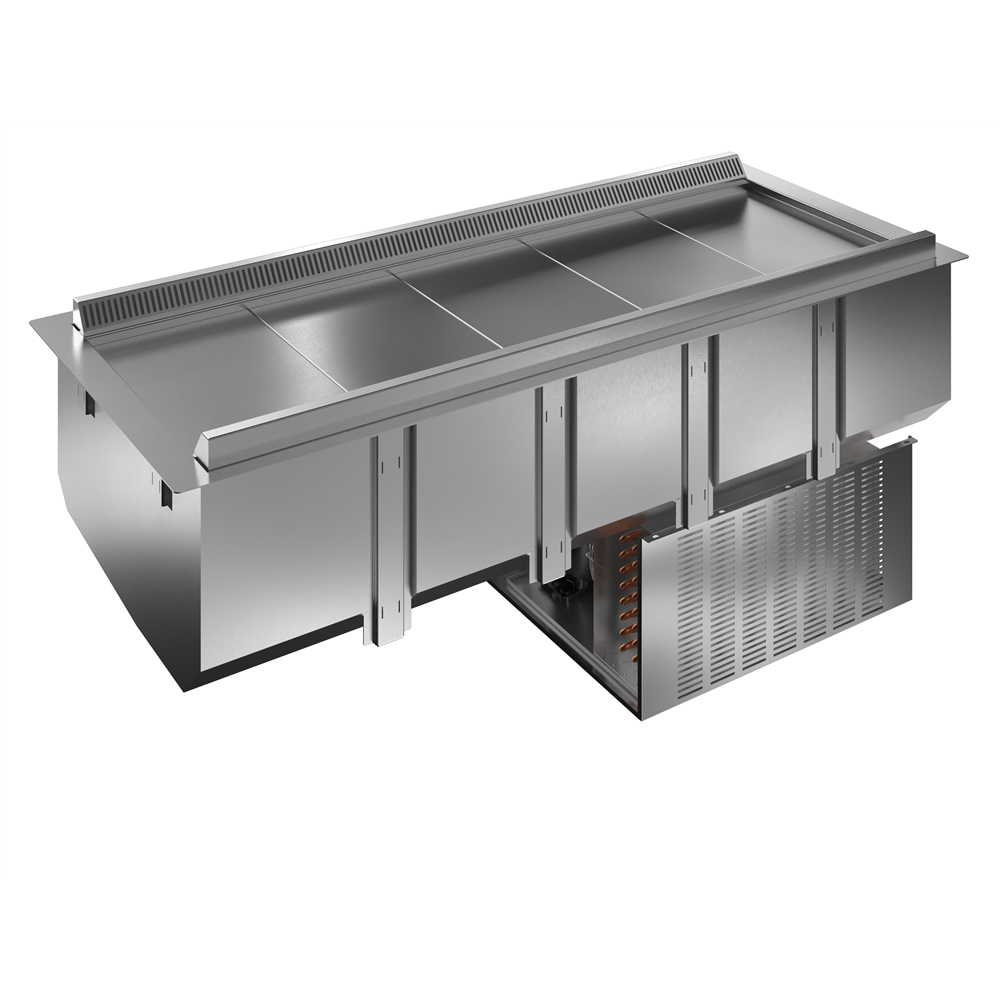 Drop In Drop In Refrigerated Well Ventilated Gn Container Capacity