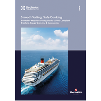 Smooth Sailing, Safe Cookingthermaline Modular cooking blocks Marine USPHS Compliant Brochure, Range Overview & Accessories