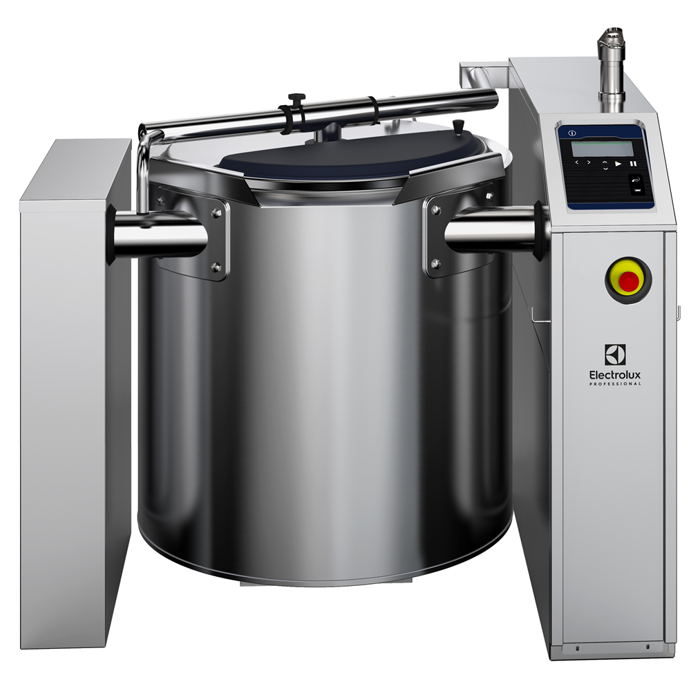 Cucine ad alta produttività Promix Pentola elettrica con mescolatore 150lt,  asse di rotazione 600 mm (232229)