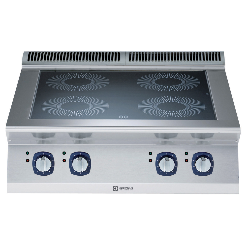 Piano Cottura Cucina Professionale 4 zone cottura induzione elettrica  Electrolux Usata - TecnoBar