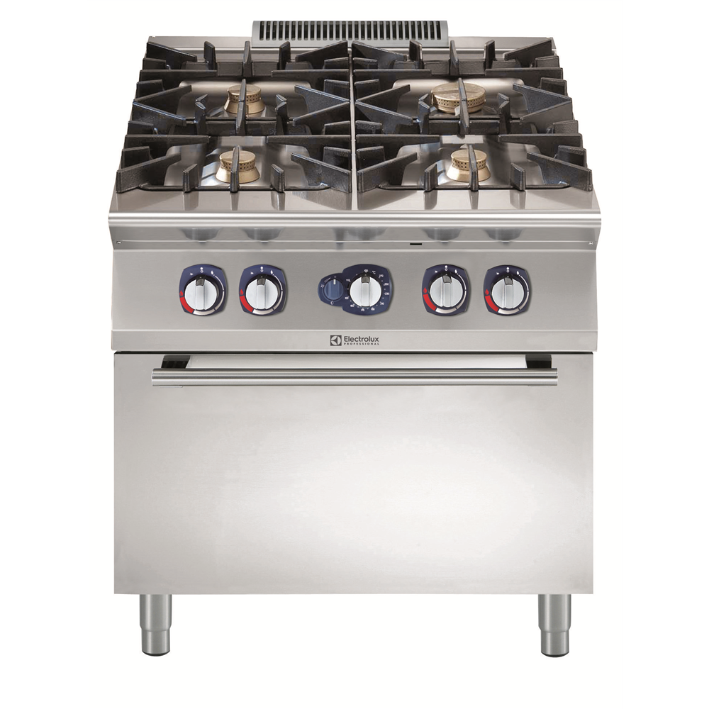Gamma cottura modulare 900XP Cucina a gas 4 fuochi su forno a gas (391005)
