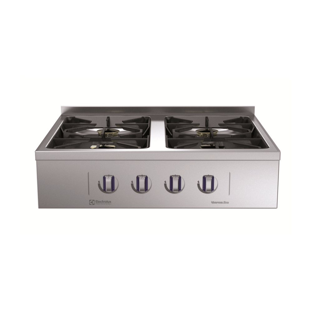 Modular Cooking Range Line thermaline 85 - 4-Burner Gas Top, 1 Side, Backsplash Gas) (593104) | Electrolux Professional Eesti