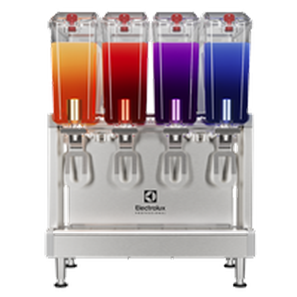 Bevande fredde Dispenser bevande fredde 4x9 l, agitatore e chiusura  coperchio (CCCRKZ)