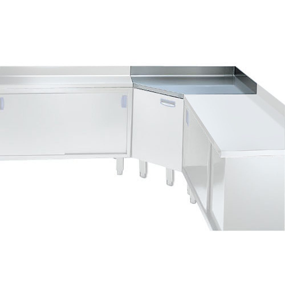 Modular Preparation Corner Type Work Top with Upstand (121800 ...