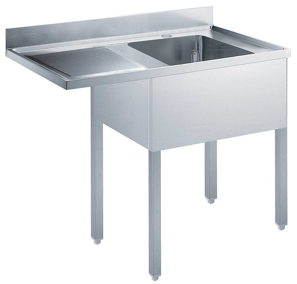 Eco Preparation 1200 mm Sink for Dishwasher with 1 Bowl Left drain