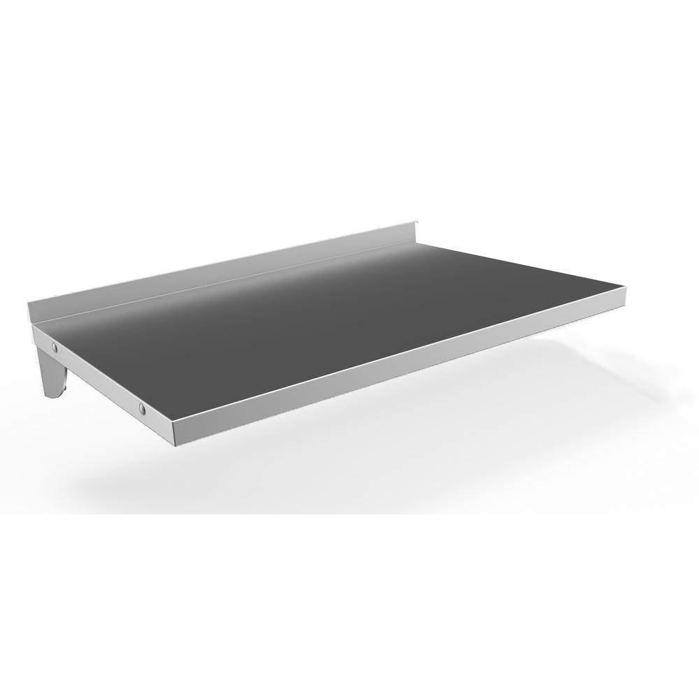 Standard Preparation 1000 mm Solid Wall Shelf with Brackets (132823