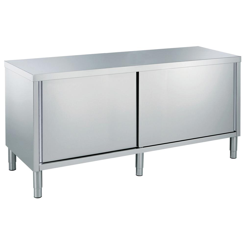 Standard Preparation 2000 mm Worktop Cupboard with Shelf and Sliding