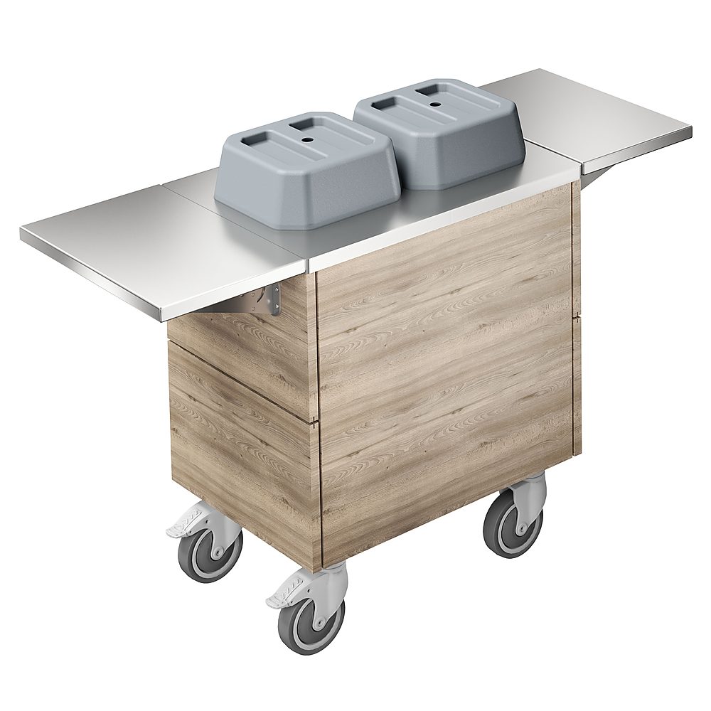 Flexy Compact Plate Dispenser Trolley, 2 cylinders - Ø180-250 mm