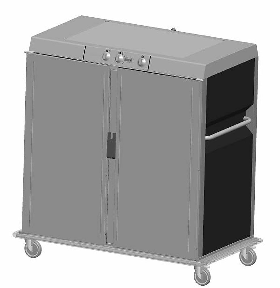 Service Trolleys Heated Banquet Trolley 20x2/1 GN (351157) Zanussi