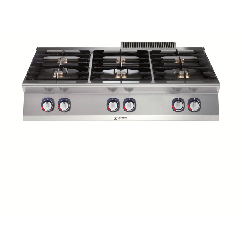 Electrolux 6 burner gas outlet hob