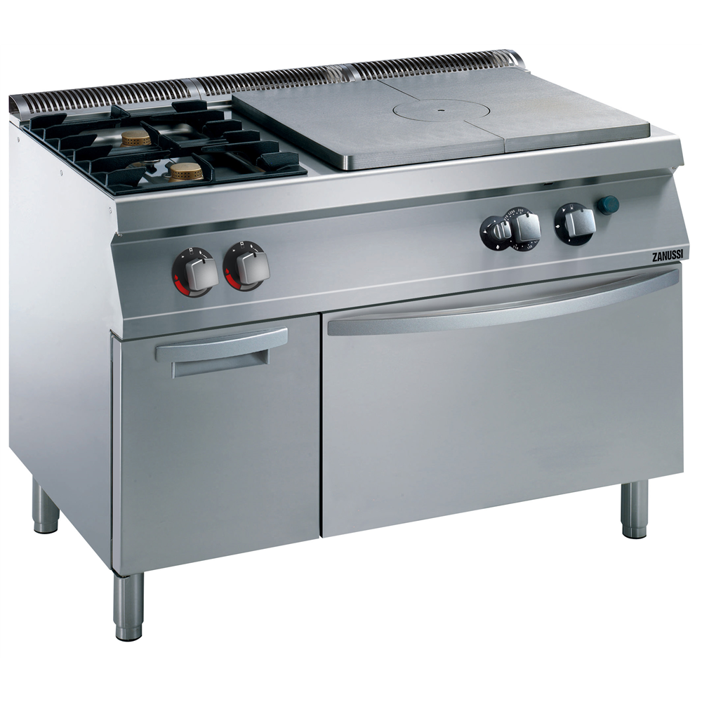 Modular Cooking Range Line EVO700 Gas Solid Top on Gas Oven Modular Cooking Range Line EVO700 Gas Solid Top on Gas Oven