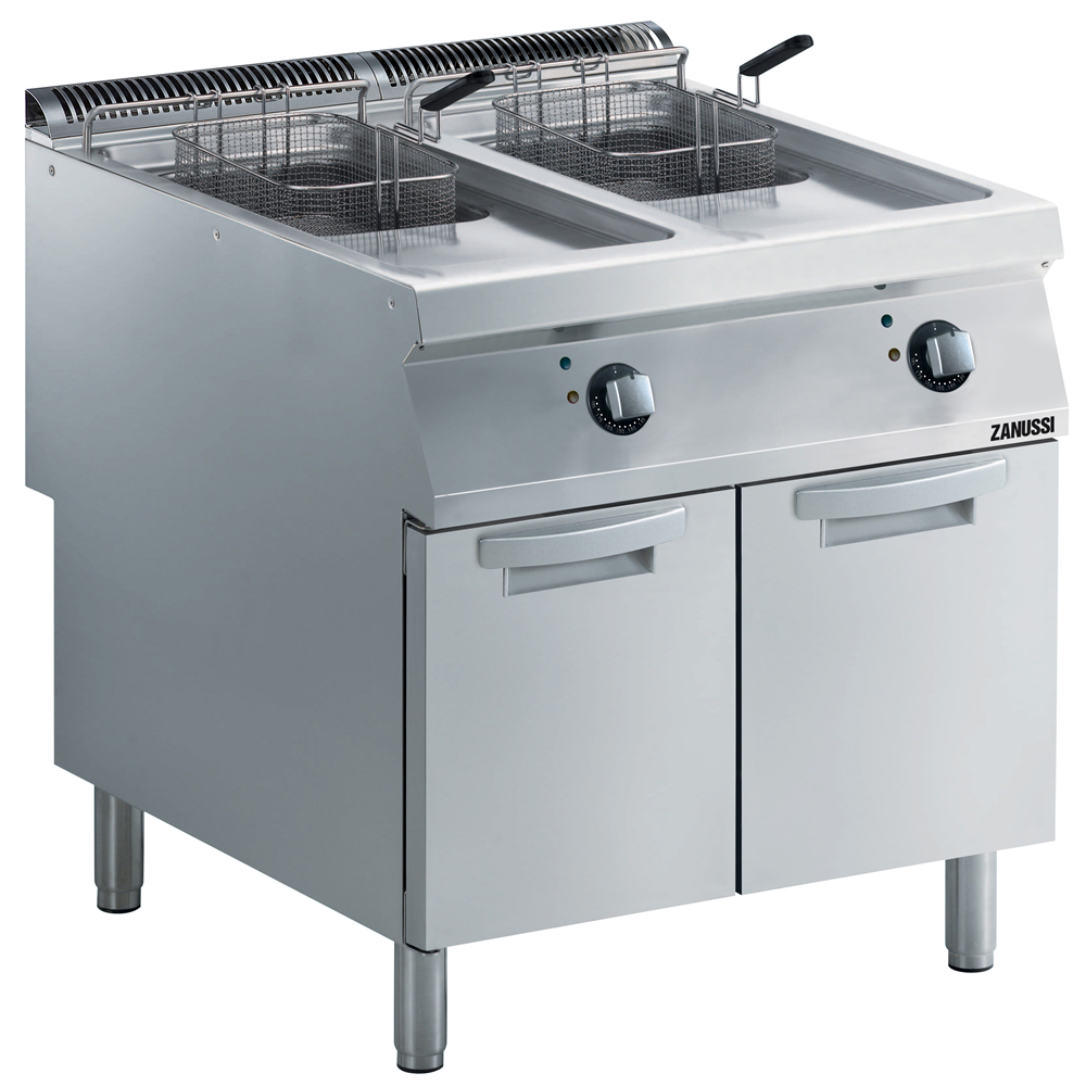 electric range with air fryer
