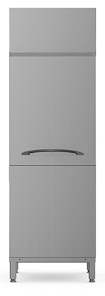 Warewashing Medium prewash zone for dual rinse rack type dishwasher