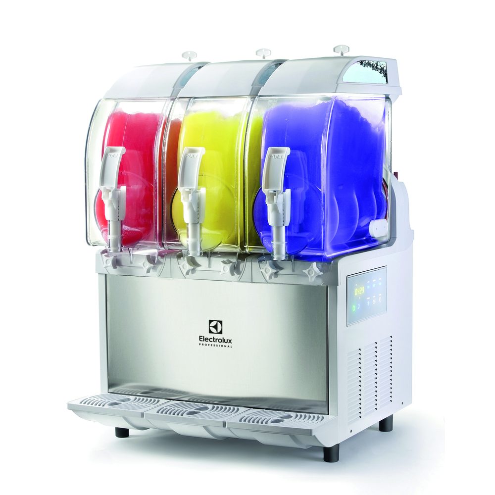 Frozen Frozen granita dispenser with 3 bowls, electronic control