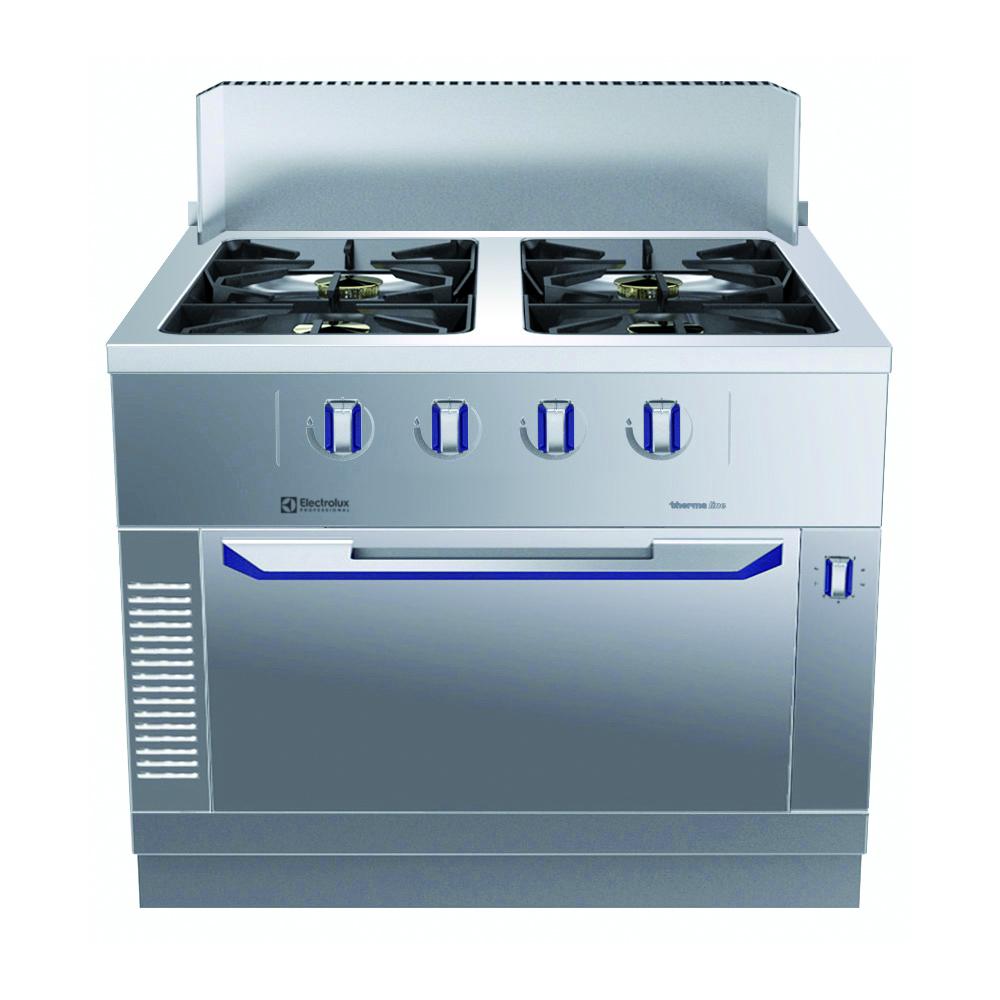 Modular Cooking Range Line thermaline 85 4Burner Gas Top on Static