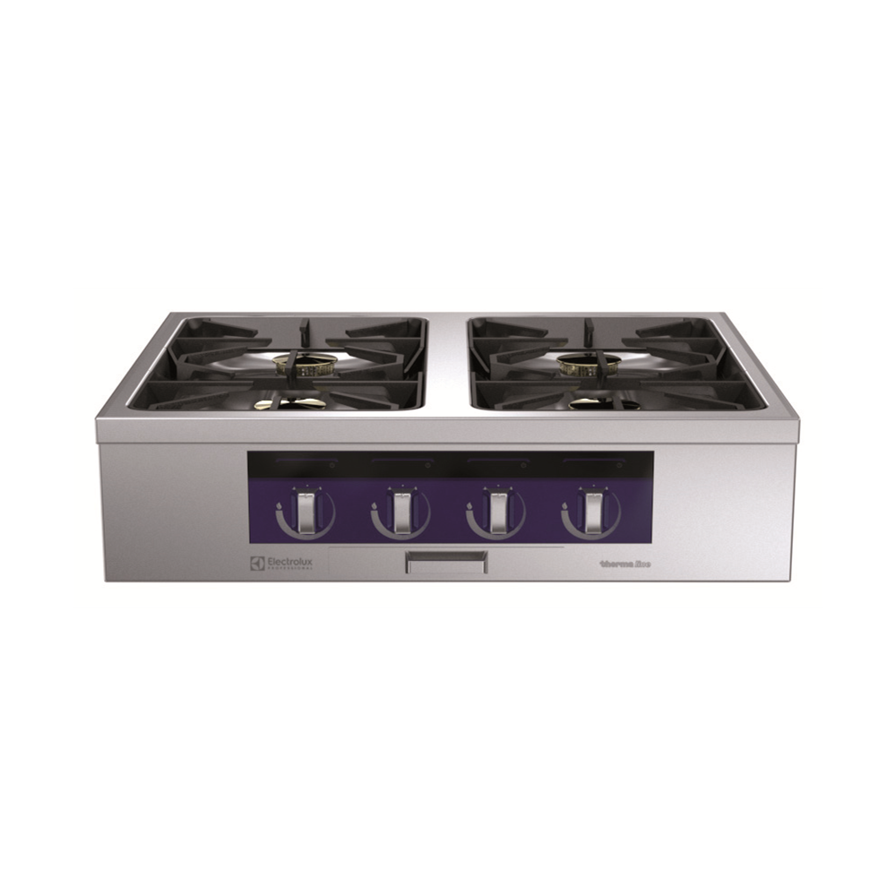 Modular Cooking Range Line Thermaline 90 - 4-Burner Gas Top With ...