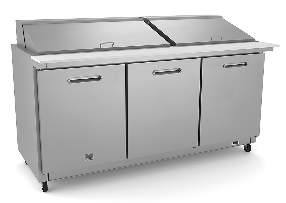 Refrigeration Equipment 3Door Mega Top Prep 70" Long 301/6 Pan (738262) Kelvinator Commercial
