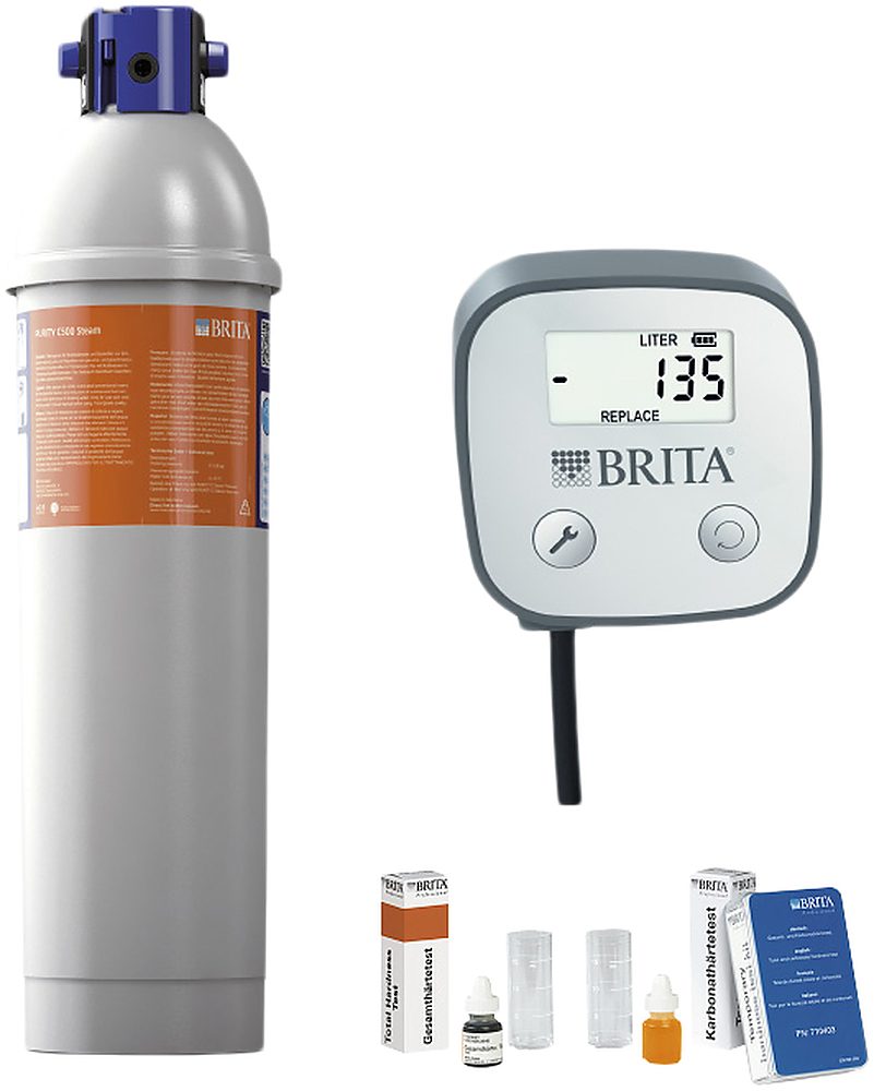 Cooking accessories Water filter with cartridge and flow meter for 6 1/