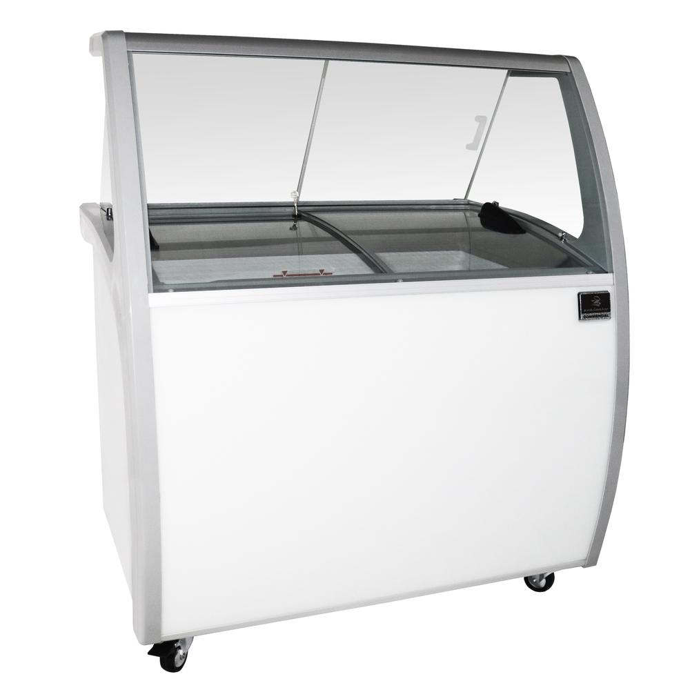 Refrigeration Equipment 6-Tub Ice Cream Dipping Cabinet 42.5