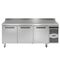 Pastry and Bakery Line<br>3 Door Refrigerated Counter, -2°/+7°C, 600X400 grid, with upstand