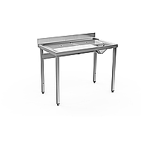 Preparazione Statica Standard<br>Tavolo lavorazione/lavaggio carne/pesce da 1200 mm