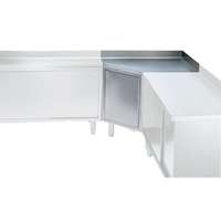 Standard Preparation<br>Corner Unit Worktop Cupboard with Upstand,Shelf & Sliding Doors