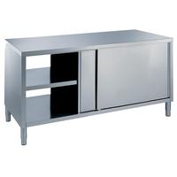 Standard Preparation<br>1400 mm Passthrough Worktop Cupboard with Shelf & Sliding Doors