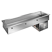 Drop-in<br>Vasca refrigerata da incasso statica per 6 bacinelle GN