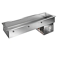 Drop-in<br>Vasca refrigerata da incasso statica per 6 bacinelle GN
