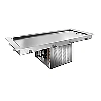 Drop-in<br>Piano refrigerato da incasso in acciaio inox per 4 bacinelle GN