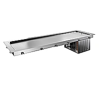 Drop-in<br>Piano refrigerato da incasso in acciaio inox per 6 bacinelle GN