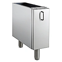 Gamma cottura modulare<br>700XP Base neutra 1/4 di modulo con casetto porta bottiglie