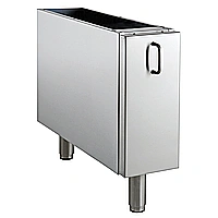 Gamma cottura modulare<br>900XP Base neutra 1/4 modulo con cassetto bottigliera