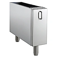 Gamma cottura modulare<br>900XP Base neutra 1/4 modulo con cassetto bottigliera