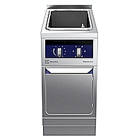 Gamma cottura modulare<br>thermaline 90 – Cuocipasta a gas, 1 vasca da 40 lt, 1 lato operatore, alzatina, profilo igienico