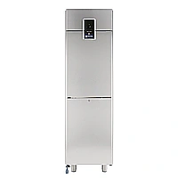 Prostore 500<br>Kyl Prostore 500, 470L, 2 halvdörrar 0/+10 R290. Inbyggd maskin. AISI 304