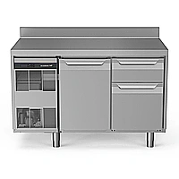 ecostore HP Premium<br>Tavolo refrigerato,290lt,1 porta,1/3 e 2/3 cassetti,-2+10°C, alzatina