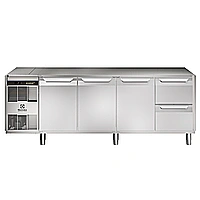 Digital kylbänk<br>Kylbänk. Ecostore HP 3 dörrar o 2 x 1/2 draglådor. -2+10°C