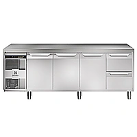 Digital kylbänk<br>Kylbänk. Ecostore HP 3 dörrar o 2 x 1/2 draglådor. -2+10°C