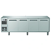 Digital kylbänk<br>Kylbänk. Ecostore HP 4 dörrar. -2+10°C. Inbyggd kompressor. 590L. Utan toppskiva. R290