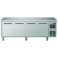 Digital kylbänk<br>Kylbänk. Ecostore HP 4 dörrar. -2+10°C. Inbyggd kompressor. 590L. Kylenhet till höger. R290