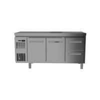 Digital Undercounter<br>Refrigerated Counter - 2 Doors and 2 1/2 Drawers (R290) with top