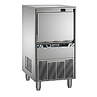 Produttori di ghiaccio<br>Produttore di ghiaccio a cubetti (22 grammi), 47 kg/24 h, raffreddamento ad aria, con contenitore da 20 kg, con pompa di scarico