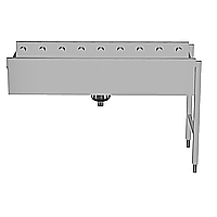 Movimentazione per lavastoviglie<br>Rulliere a rulli corti e vascone