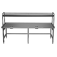Movimentazione Stoviglie<br>Tavolo cernita, sinistra verso destra, 2700x1100 mm