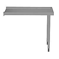 Movimentazione Stoviglie<br>Tavolo di servizio per carico e scarico lavastoviglie, 1100 mm