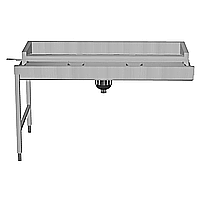 Movimentazione Stoviglie<br>Tavolo automatico passante, azionato da lavastoviglie, per 3 cesti, carico da sx a dx, 1620 mm