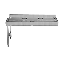 Movimentazione Stoviglie<br>Tavolo automatico passante, azionato da lavastoviglie, per 3 cesti, carico da dx a sx, 1620 mm