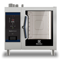 SkyLine Premium - Forno digitale con boiler, gas GPL 6 GN 1/1