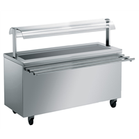 Fit System - Piano refrigerato 4 GN, 1500 mm (finitura in acciaio inox)